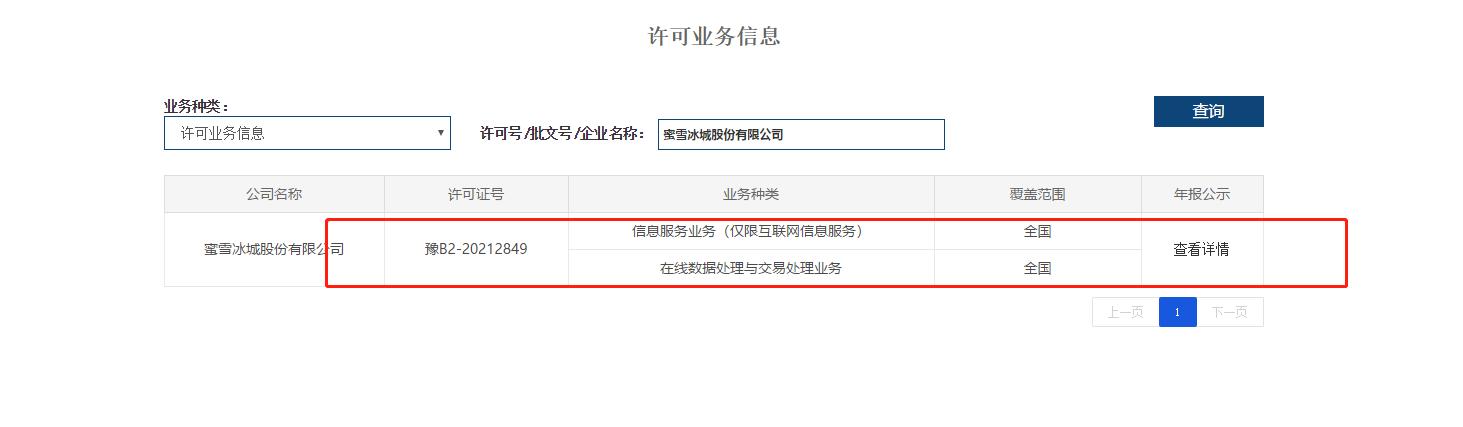 蜜雪冰城拟上市,经营范围新增第二类增值电信业务